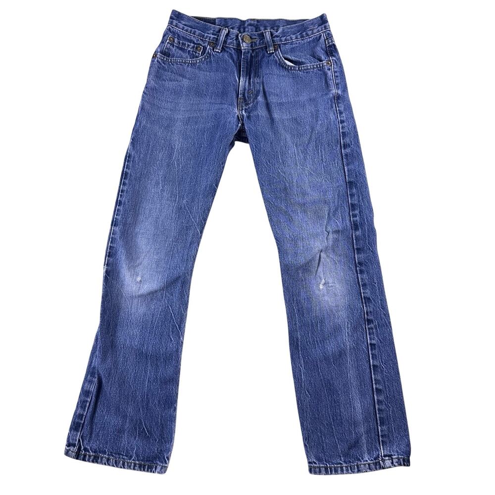 Levi’s 514 Jeans Boys 14‎ Reg Youth 27x27 Blue Slim Straight Leg Denim Cotton